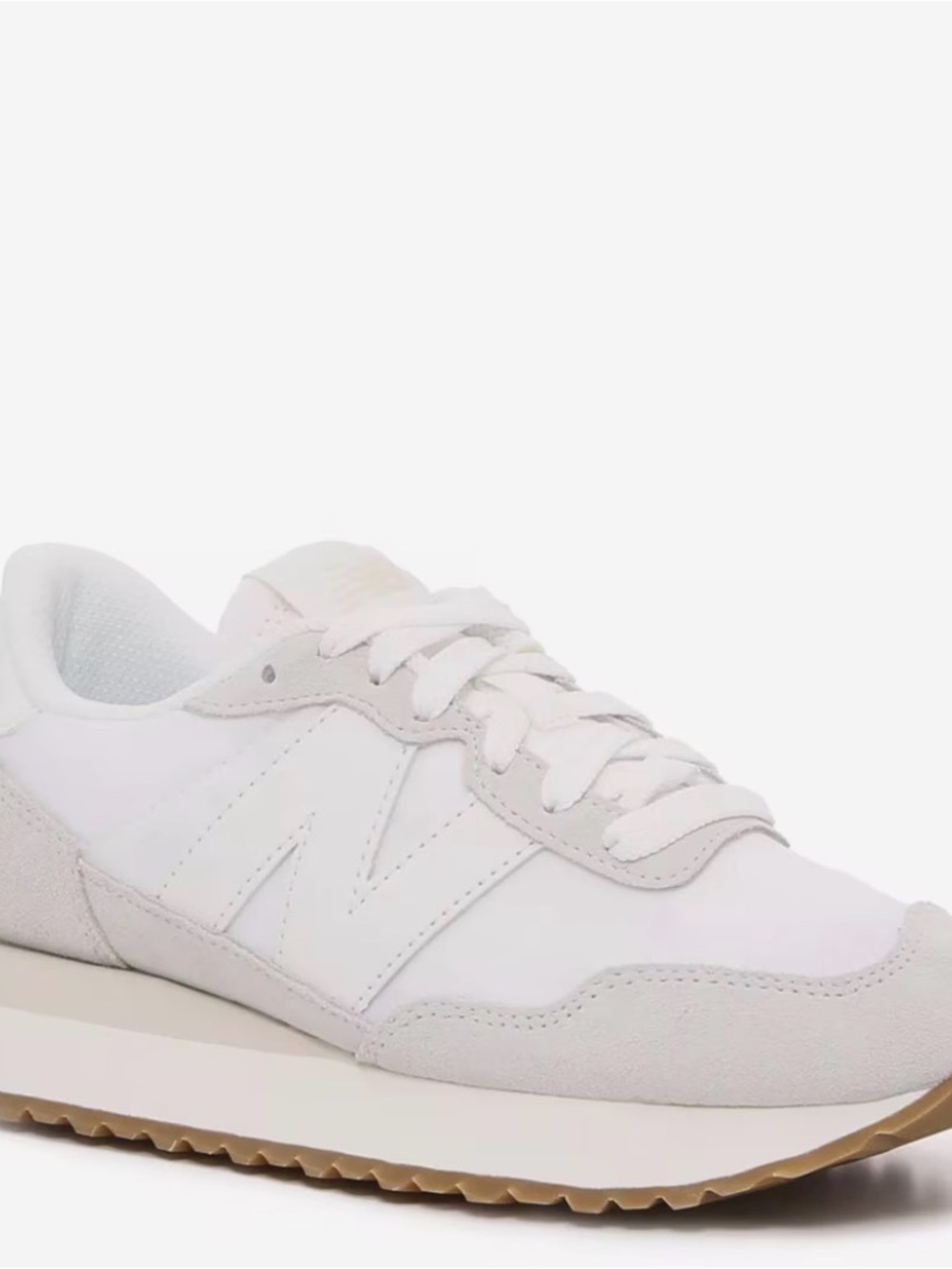 NWT New Balance 237 Sneaker - Women's Size 10 | White/Grey - Picture 2 of 13